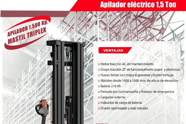 Apilador HELI para frio