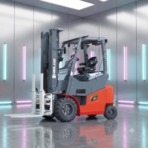 CPD38 G2 3800kg, Litio, Torre Triple, Doble Pallet, Autoelevador HELI